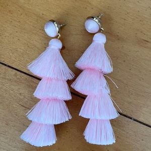 Pink earrings